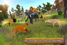 Lion Simulator Family: Animal Survival Games screenshot 7