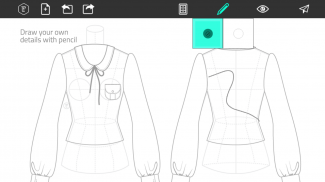 Fashion Design Flat Sketch screenshot 6