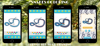 Snake drawing coloring book screenshot 7