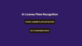 AI License Plate Recognition screenshot 0