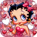 Betty Boop Vintage Malvorlagen