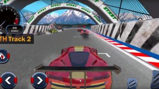 Superheroes Tricky Stunts Car Racing Game screenshot 1