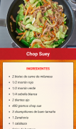 Recetas Comida China Fáciles screenshot 3