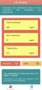 LDL Cholesterol Calculator screenshot 3