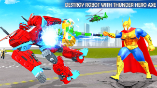 Hammer Hero Robot Rescue City screenshot 1