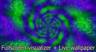 Crystal Tunnels Music visualizer & Live Wallpaper screenshot 0