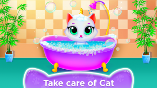 Unicorn Cat Princess Baby Game screenshot 7