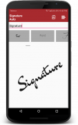 Creador de firmas reales screenshot 5