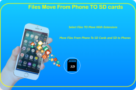 File Move Phone to SD card & Apps Share screenshot 1