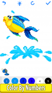 Fish Color by Number - Pixel Art, Sandbox Coloring screenshot 4