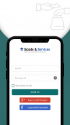 Goods & Services app :- screenshot 3