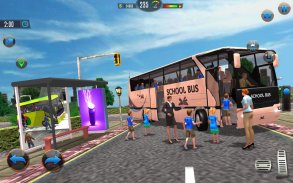オフロードスクールバスドライバーゲーム screenshot 15