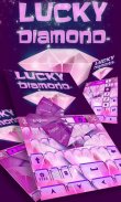 Lucky Diamond GO Keyboard screenshot 1