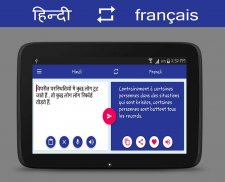 Hindi French Translator screenshot 7