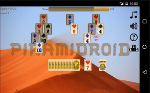 Piramidroid. jogo de cartas. screenshot 13