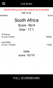 Cricket Live Score screenshot 1