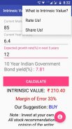 Intrinsic Value Calculator Indian Stock Prediction screenshot 2