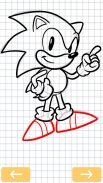 How to draw Sonic the hedgehog screenshot 0