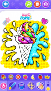 Glitter Ice Cream Coloring screenshot 0