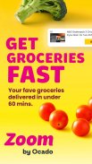 Zoom by Ocado | Food Delivery screenshot 1