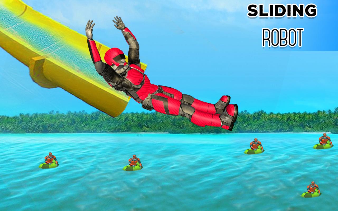 Robot Water Slide 1 0 9 Download Android Apk Aptoide - slide down the biggest water slide in roblox roblox