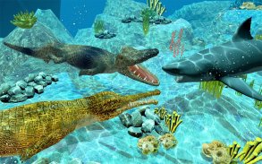 crocodilo jogos de praia ataque selvagem simulador screenshot 3