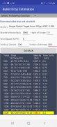 Bullet Drop Estimation screenshot 3