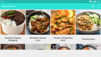 Resep Rice Bowl screenshot 1