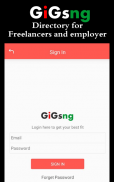 GiGsng Freelance App screenshot 1