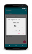 Just Weight. Track Your Weight screenshot 0