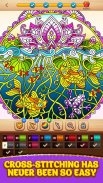 Cross Stitch Coloring Mandala screenshot 3