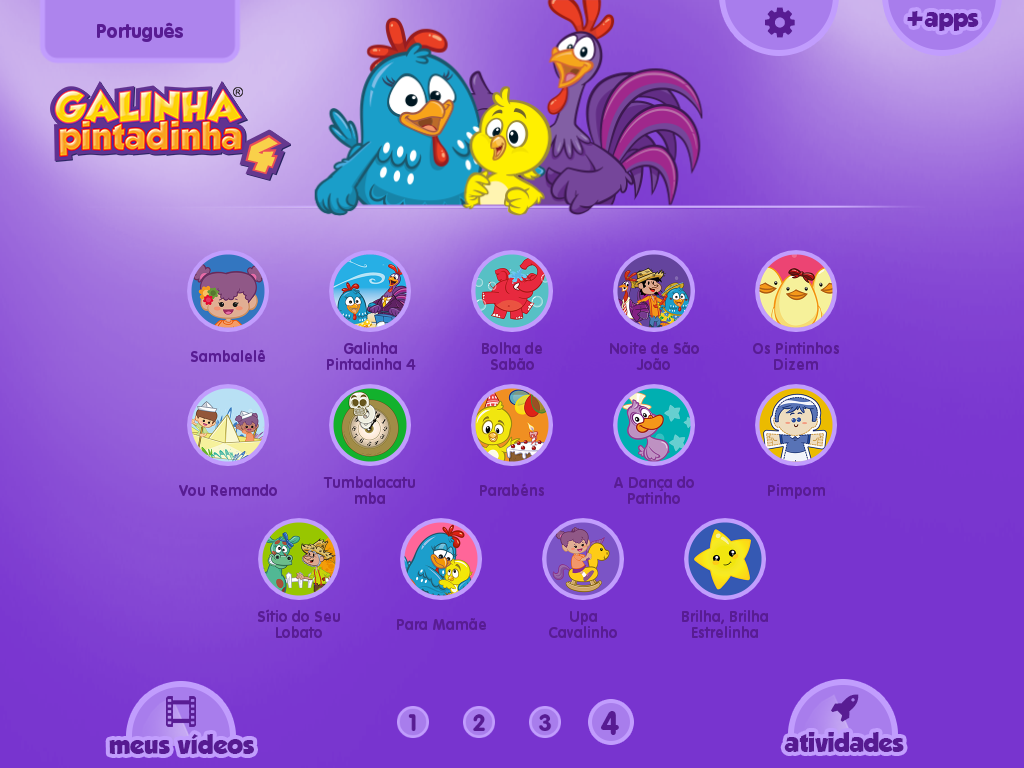 Jogos & Videos da Galinha Pintadinha APK برای دانلود اندروید