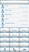 Dialer FrameWhite Blue Theme screenshot 3