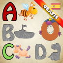 西班牙语字母的幼儿和儿童拼图 Icon