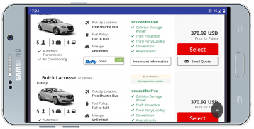 Car Rental Lite - Global Auto Rent -Worldwide Hire screenshot 3