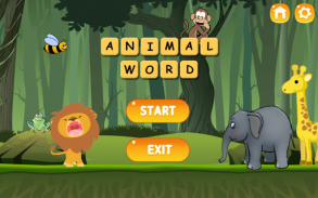 Animal Word - Crossword game screenshot 0