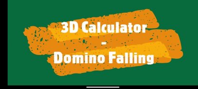 3D Calculator - Domino Falling screenshot 6