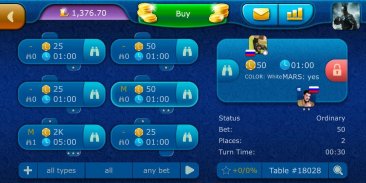 Backgammon LiveGames online screenshot 1