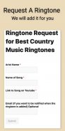 Today's Country Music Ringtones screenshot 0