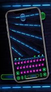 Blinking Neon Light Keyboard Theme screenshot 3