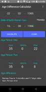 Age Difference Calculator screenshot 4