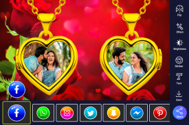 Love Locket Dual Photo Frame screenshot 0