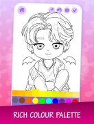 K-POP Idol Chibi Coloring Book screenshot 0