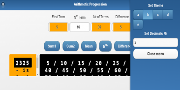 Arithmetic Progression Calcula screenshot 3