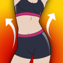 Female Fitness - Women Workout Lose Weight Icon