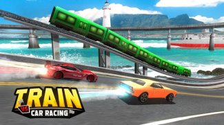 ट्रेन विरुद्ध कार रेसिंग 2 screenshot 3