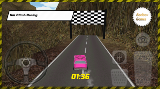 Extreme Pink Hill Climb Racing screenshot 13