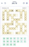 Crossmath بازی های پازل ریاضی screenshot 1