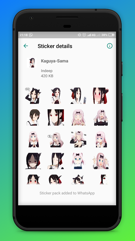 Kawaii Anime Stickers For WhatsApp para Android - Download
