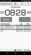 Ultrachron Stopwatch Lite screenshot 2